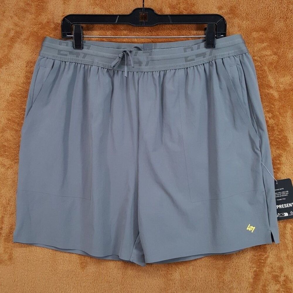 REPRESENT Shorts Mens XL Grey Team 247 Fused Athletic Drawstring